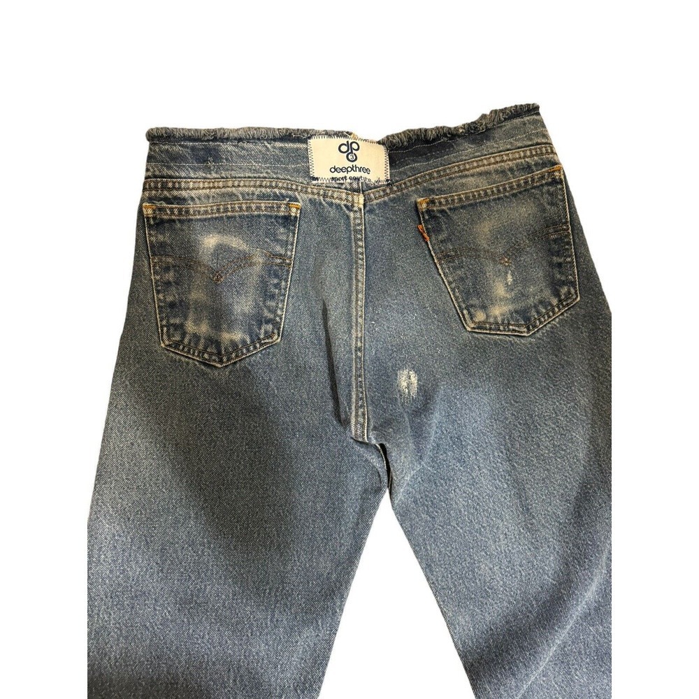 Vintage Dallas Cowboys Authentic DeepThree Levi's Jersey Patchwork Jeans NWT - Picture 10 of 13